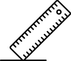 Ruler Line Icon vector