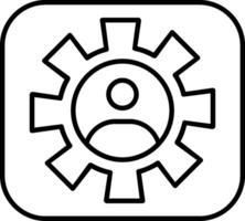 Setting Line Icon vector
