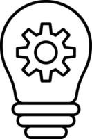 Idea Line Icon vector