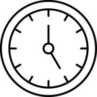 Time Management Line Icon vector