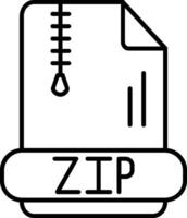 Zip Line Icon vector