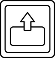 Out Line Icon vector