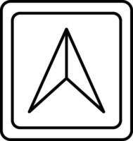Cursor Line Icon vector