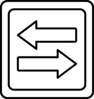 Transfer Line Icon vector