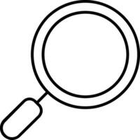 Search Line Icon vector