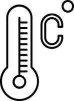 Celsius Line Icon vector