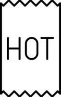 Hot Line Icon vector