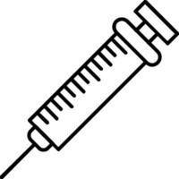 Injection Line Icon vector