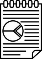 Accounting Line Icon vector