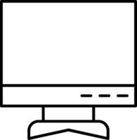 Computer Line Icon vector