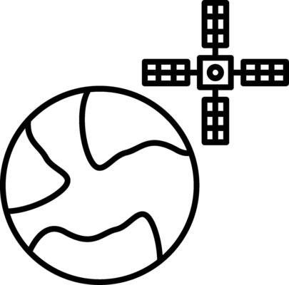 Satellite Line Icon