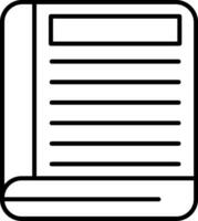 Book Line Icon vector