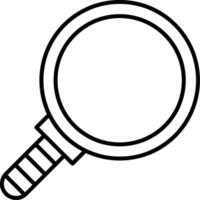 Magnifying,Glass Line Icon vector