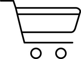 Cart Line Icon vector