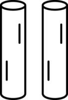 Chalk Line Icon vector