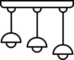 Ceiling Line Icon vector