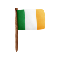 irlandesa bandera dibujo, Santo patrick's día acortar Arte png