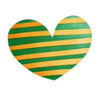 Saint Patrick's day heart drawing, Saint Patrick's day clip art png