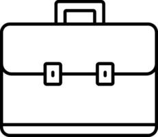 Briefcase Line Icon vector