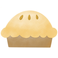 doce pão adesivo ícone png