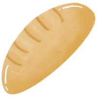 doce pão adesivo ícone png