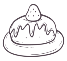 hand drawn of cake png
