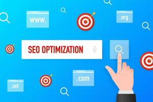 Seo optimization, great design for any purposes. Web design isometric concept vector