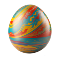 AI generated Colorful abstract egg with floral png