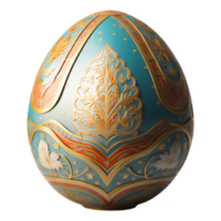 AI generated 3d Colorful Easter Bunny Eggs Beautifull Decoration Egg png