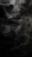 Vertikale Rauch dunkel Hintergrund video
