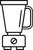 Mixer Blender Line Icon vector