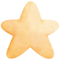 Watercolor Star Illustration png