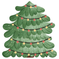 waterverf Kerstmis boom illustratie png