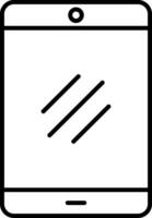 Smartphone Line Icon vector