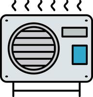 Outdoor Line Filled Icon vector