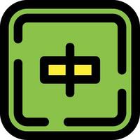 alinear objetos línea lleno icono vector