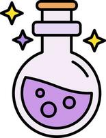 Potion Line Filled Icon vector