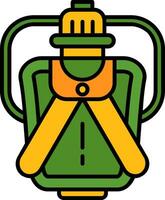 Canteen Line Filled Icon vector