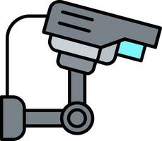 Cctv Line Filled Icon vector