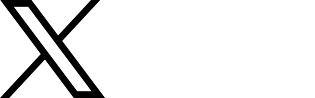 sociaal media X logo omgekeerd stijlen in zwart en wit PNG