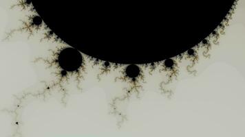 bellissimo zoom nell'infinito matematico mandelbrot set frattale. video