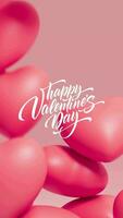 White and Pink Gradient Valentine's Day Instagram Story video