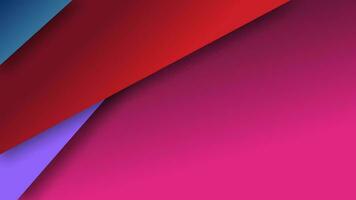 Abstract overlap layer animation banner background colorful video