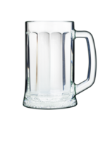 Empty beer mug isolated on transparent background png