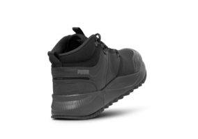 Black PUMA Pacer Future TR sport shoes isolated on transparent backgroumd png