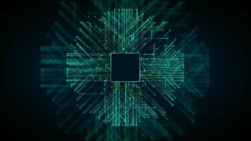 Digital Circuit board. Technology background. Central Computer Processors CPU background. video