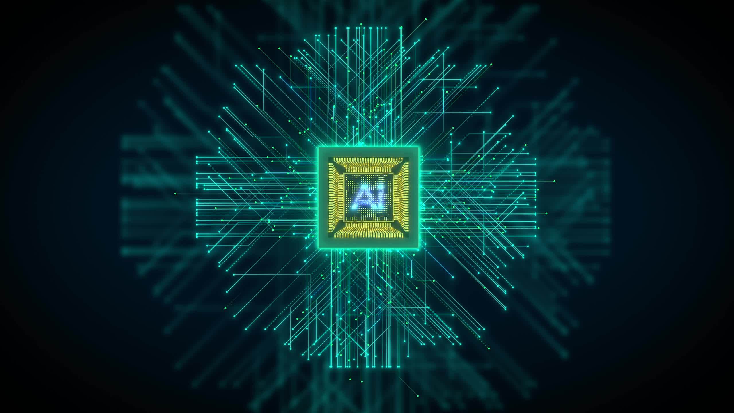 KIbetrieben Arm Zentralprozessor Schaltkreis Tafel. zentral Computer