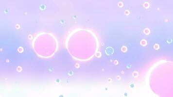 Color cirlce blue and pink gradient. Moving abstract blurred background. The colors vary with position, producing smooth color transitions. video