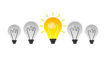 Idea brain. Creative thinking. Idea, solution. Positive, motivation. vector