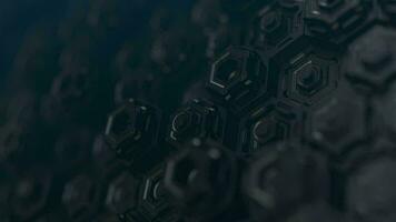 technological background of high technologies, a complex working mechanism in action video